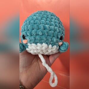 Crochet Handmade Crochet Whale Plush Toy